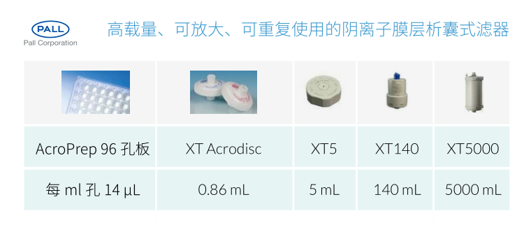 Mustang Q 阴离子膜层析